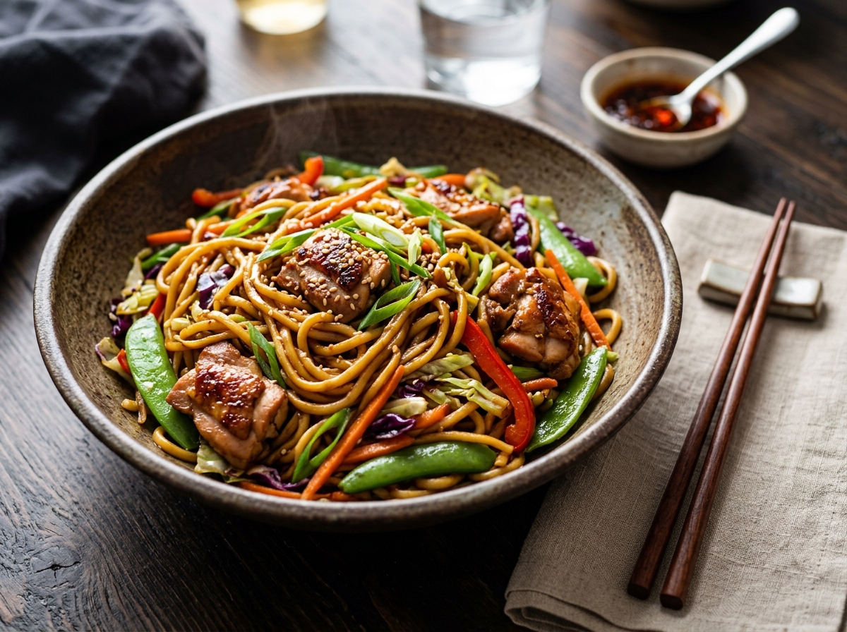Special Stir-Fried Lo Mein